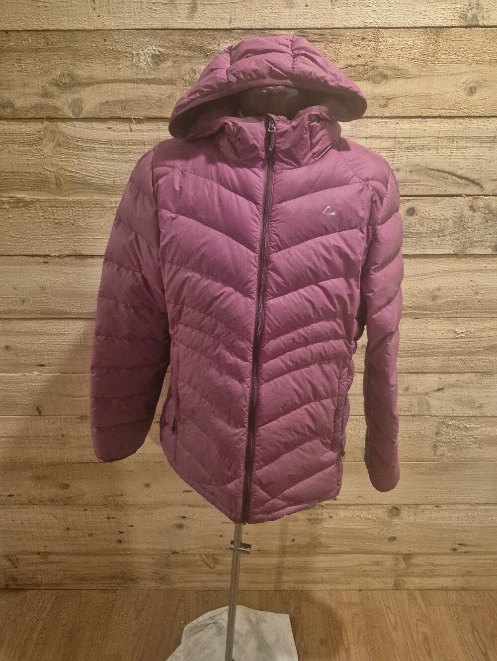 Women’s Quilted Hooded Puffer Jacket - Pink
